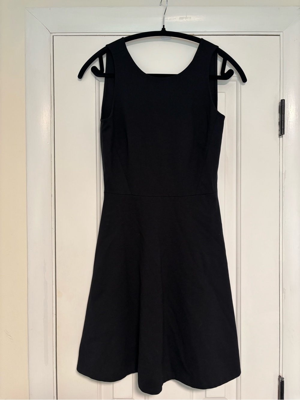 Kate Spade Black Bow Back Fit & Flare Ponte Dress